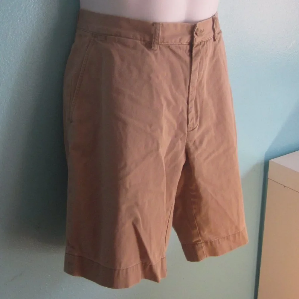Ralph Lauren Polo Tan Cotton Shorts Size 32